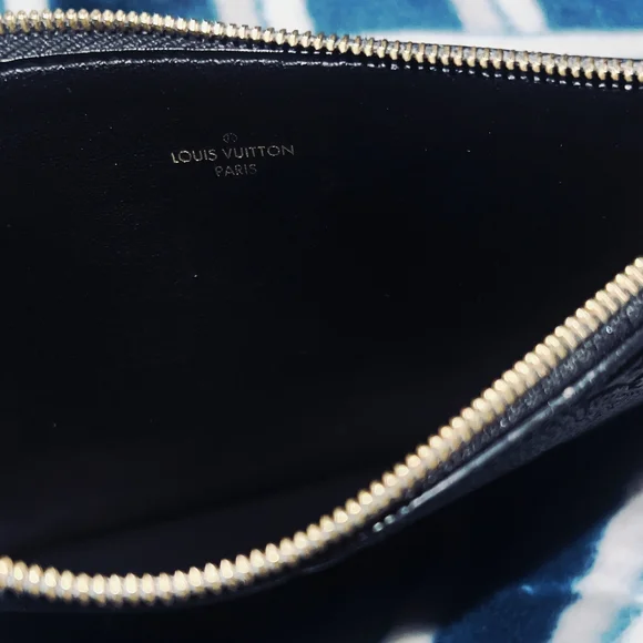 Louis Vuitton Monogram Black Zippered Felicie Pouchette Wallet Insert - Picture 5 of 7